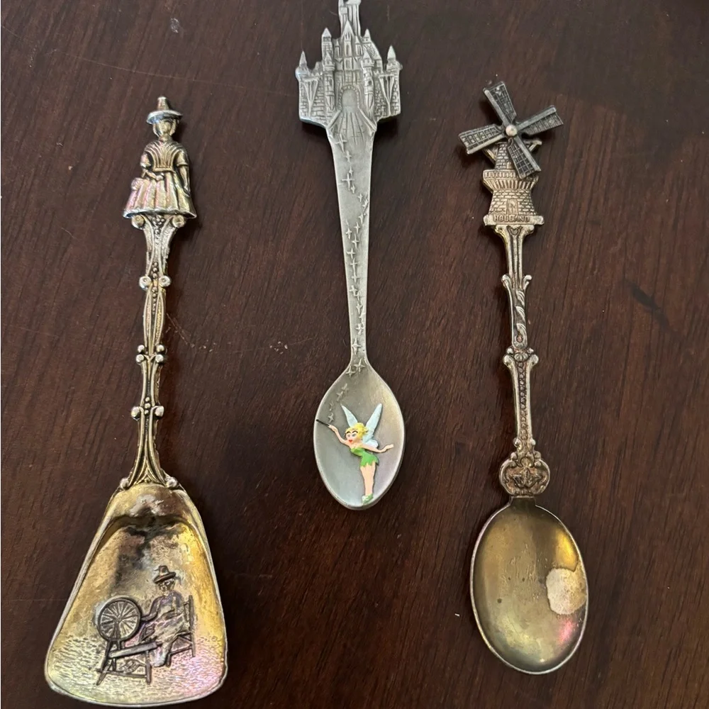 Silver Collectible Spoons Set of Three